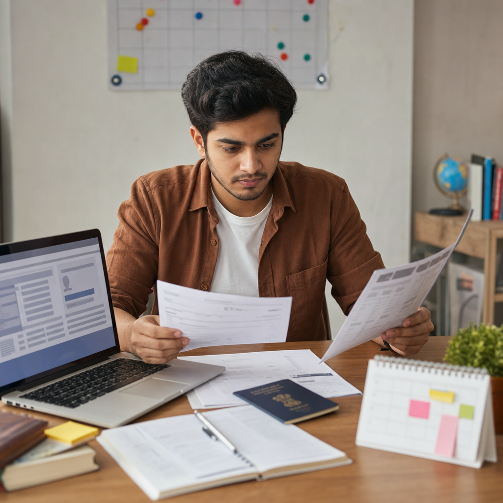 Study in India application timeline