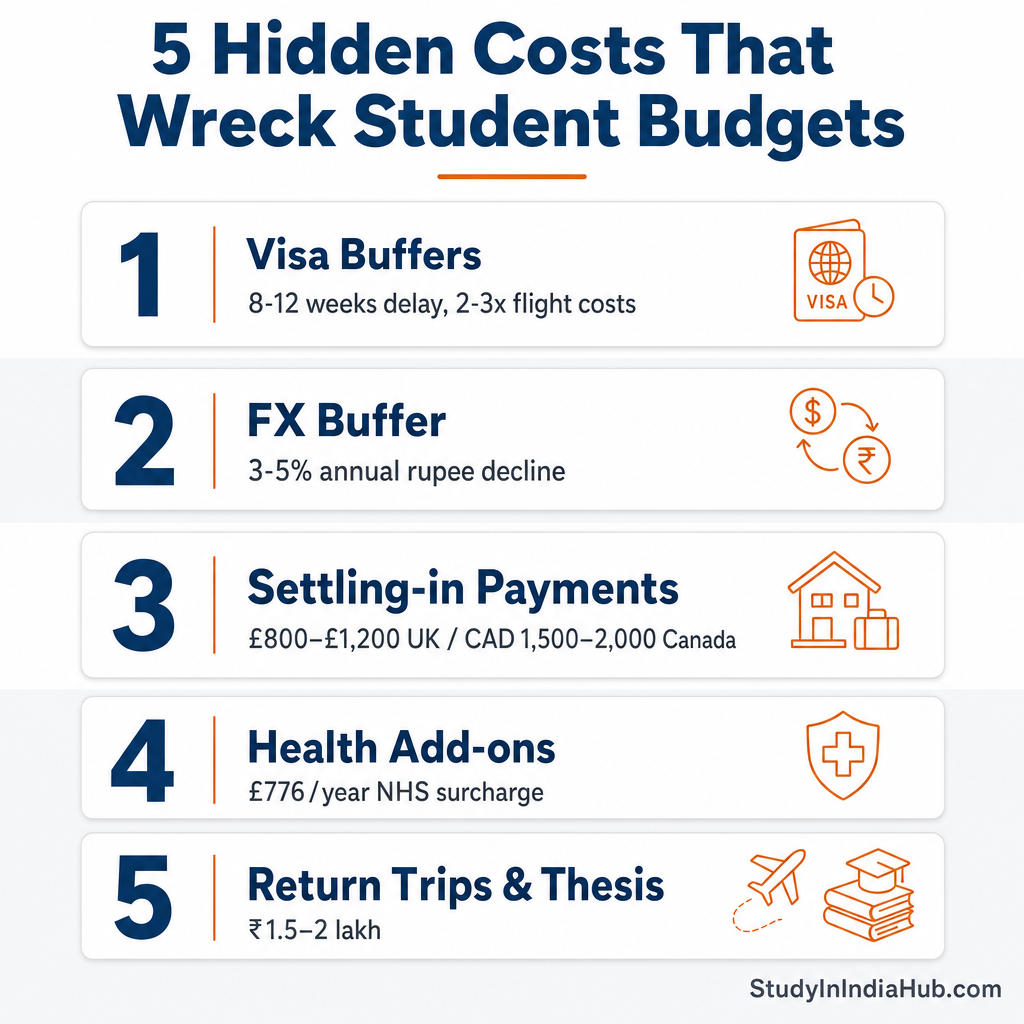 StudyInIndiaHub.com — 5 Hidden Costs That Wreck Student Budgets